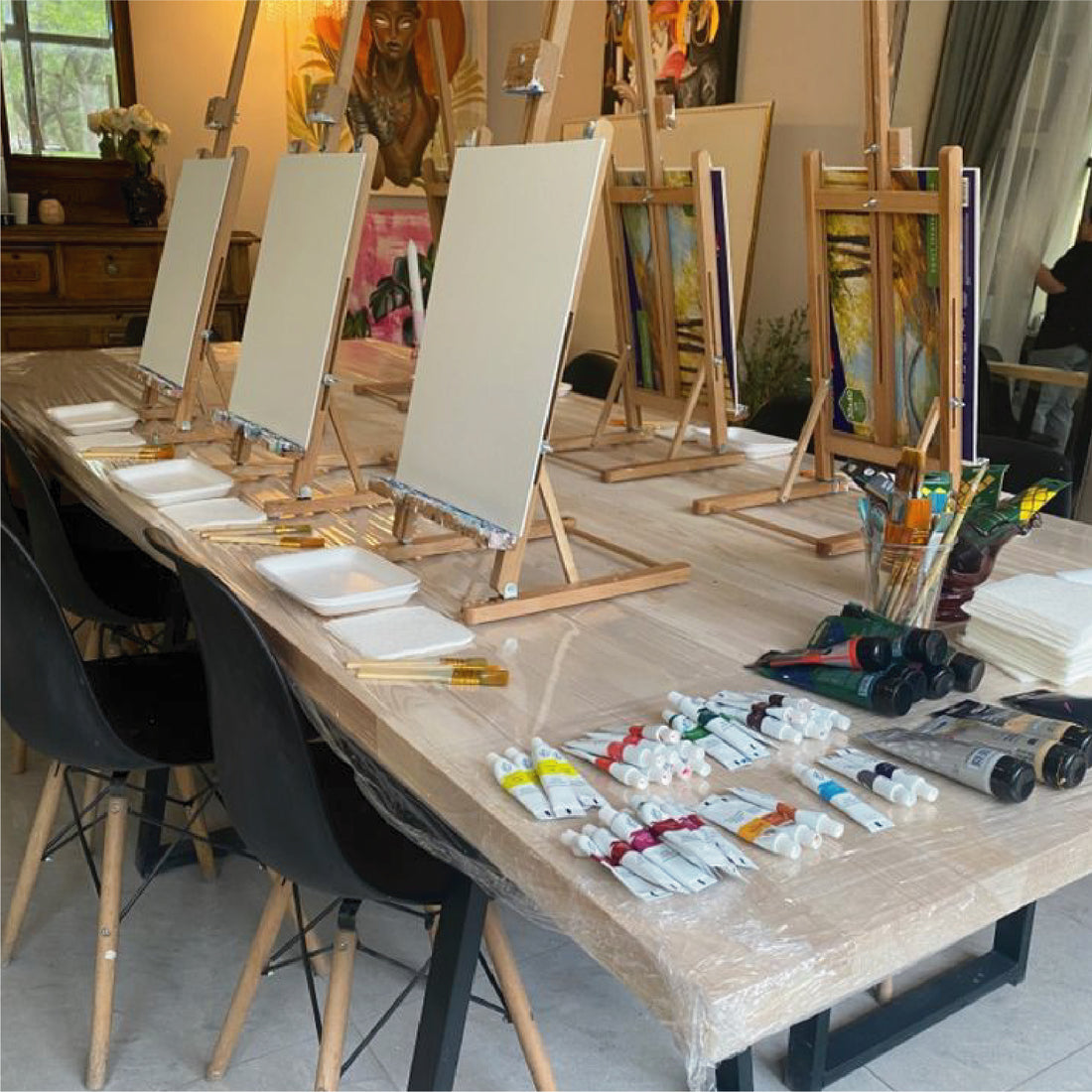 Art package for adults (2 hours session- 4 classes )