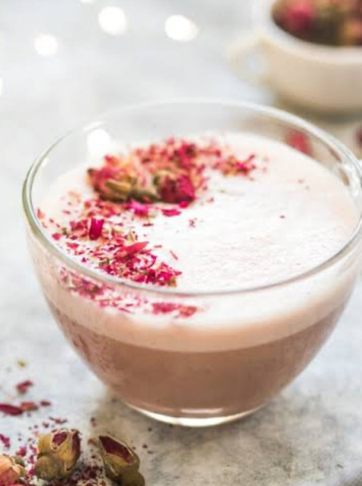 Rose latte